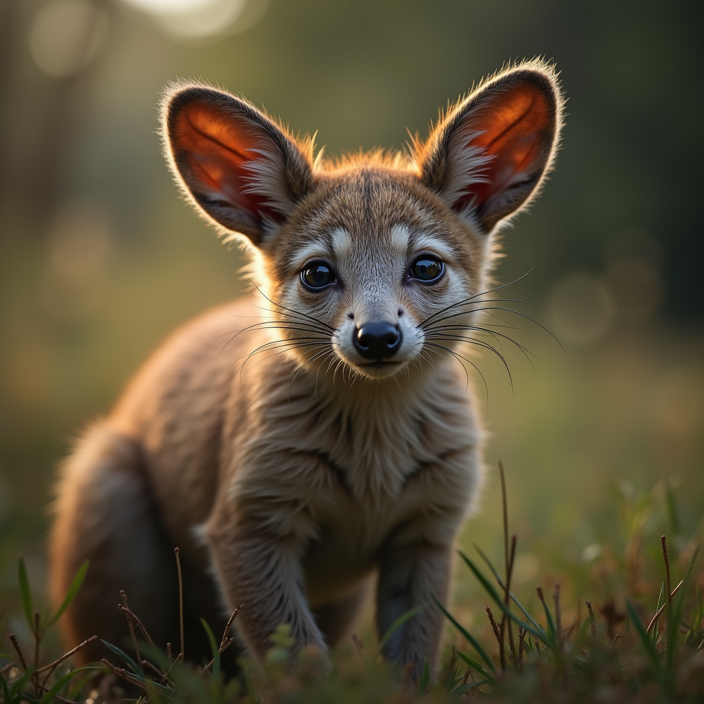 A photorealistic portrait of a Australian Mist in its natural habitat