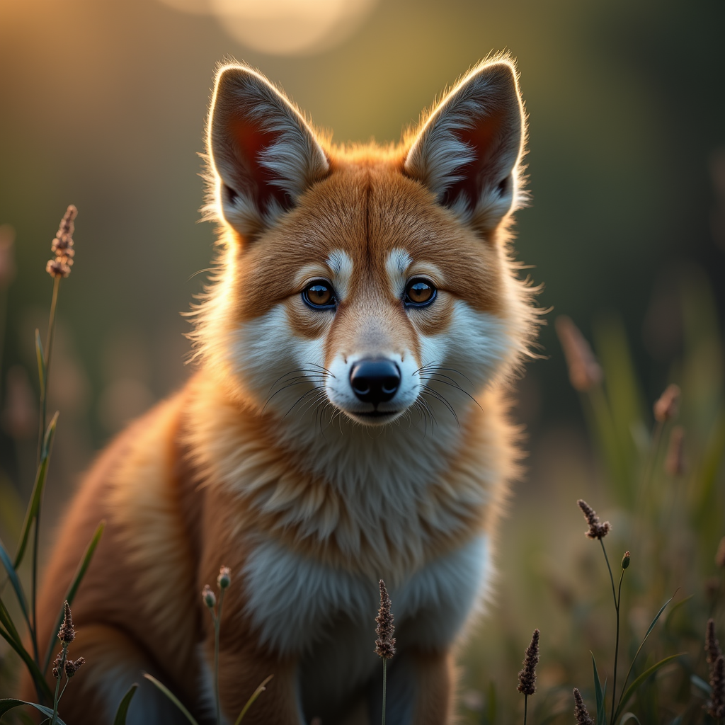 A photorealistic portrait of a Australian Mist in its natural habitat