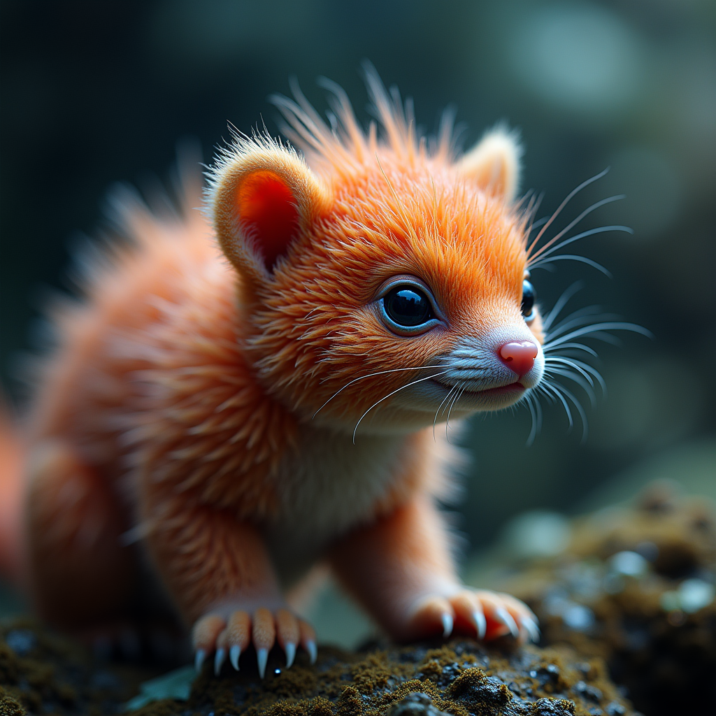 A photorealistic portrait of a Coral in its natural habitat