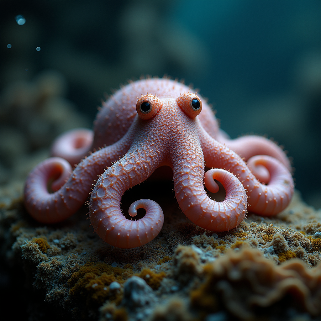 A photorealistic portrait of a Giant Clam in its natural habitat