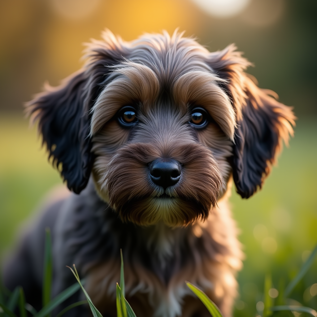 A photorealistic portrait of a Havanese in its natural habitat