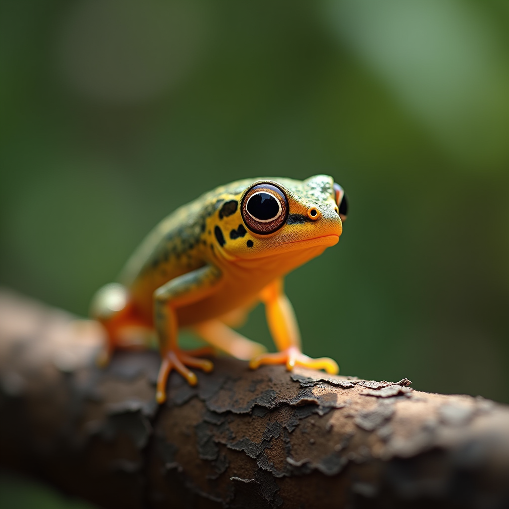 A photorealistic portrait of a Tetra in its natural habitat