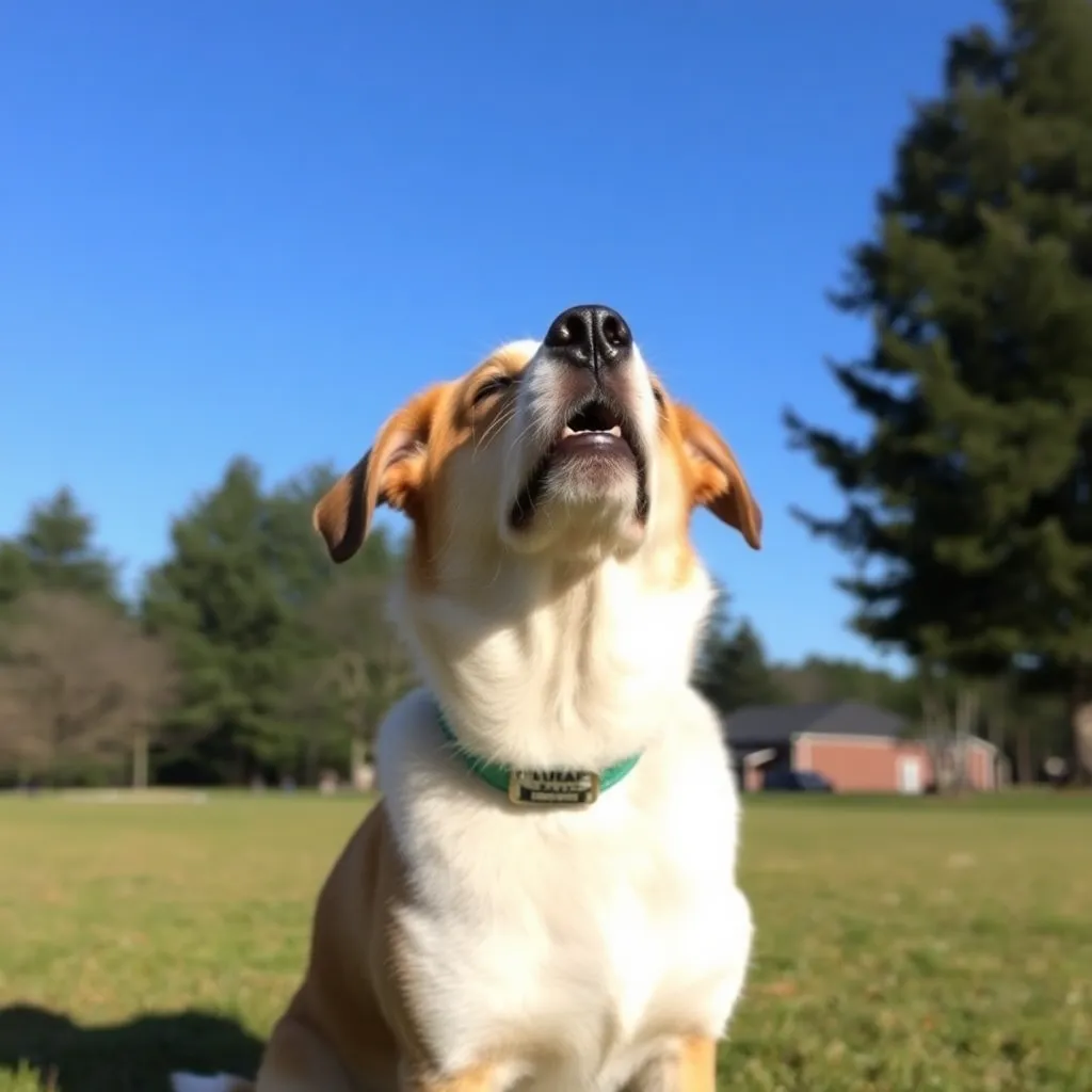 A dog