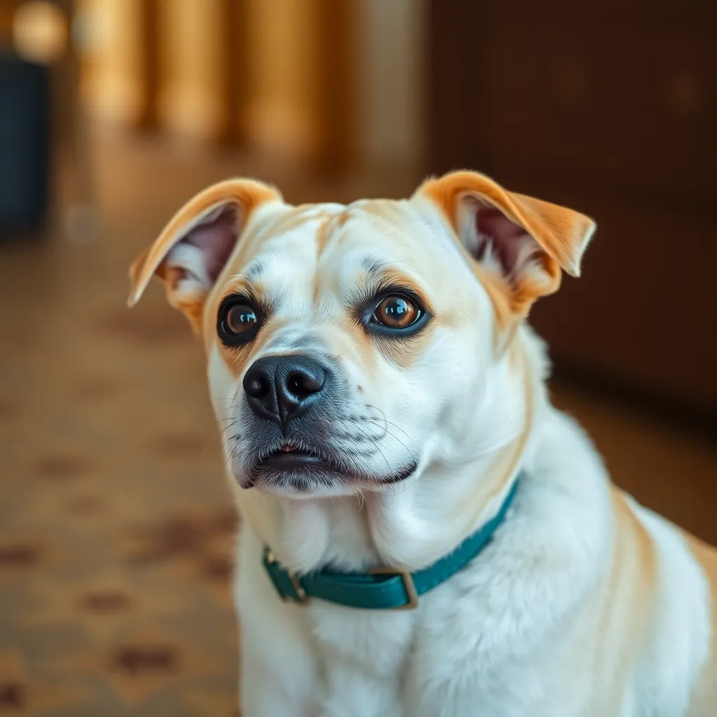 A dog
