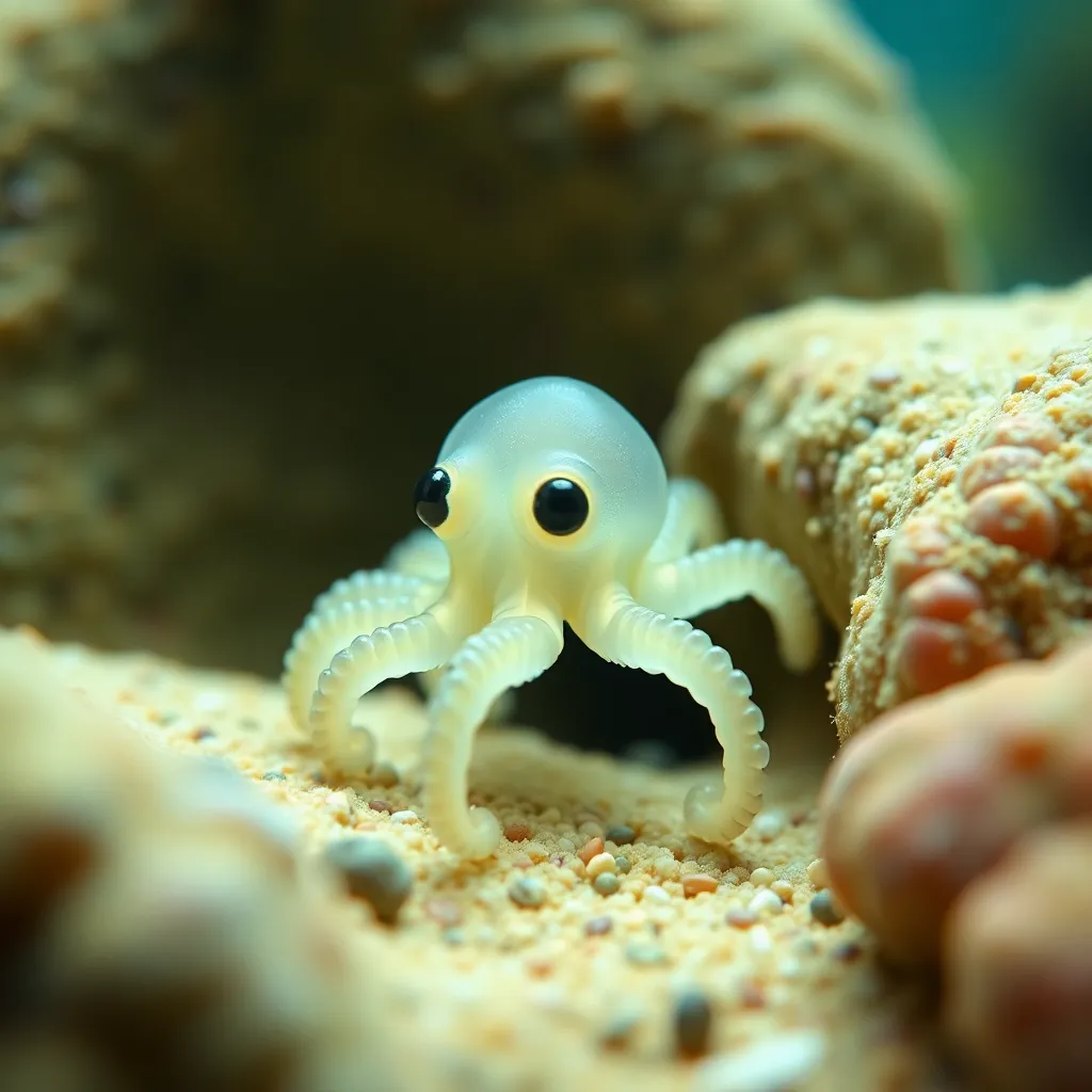 cute tiny dumbo octopus