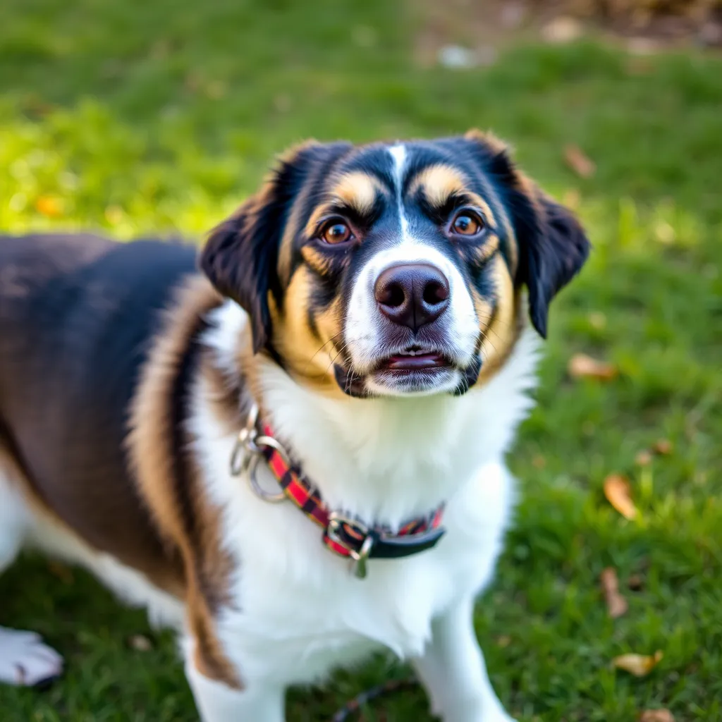 A dog