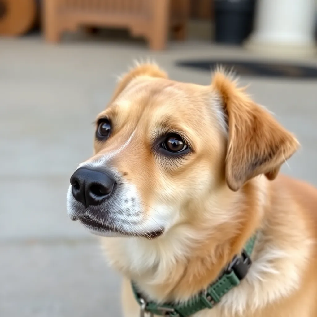 A dog