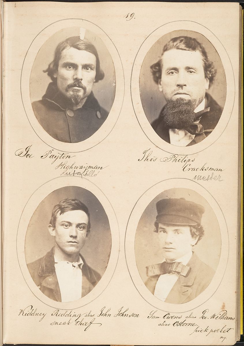 Four oval portraits of men, arranged on a cream-colored paper background. Each portrait is a head-and-shoulders shot, likely taken during the American Civil War era.