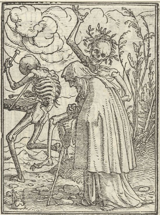 Vintage illustration of a chaotic scene in ancient Rome, with figures engaged in a violent altercation amidst classical architecture.