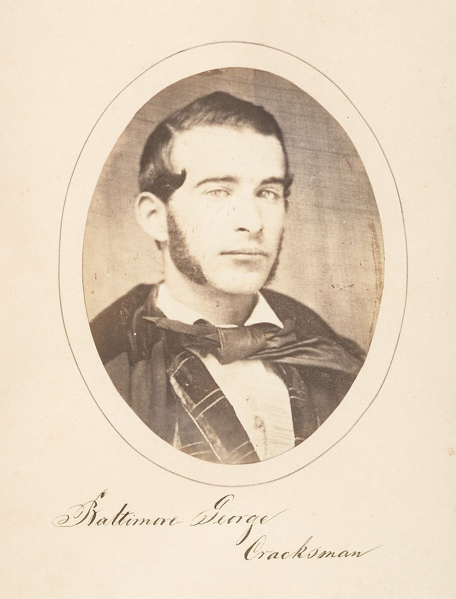 Vintage portrait of a man named George Backsman from Baltimore.