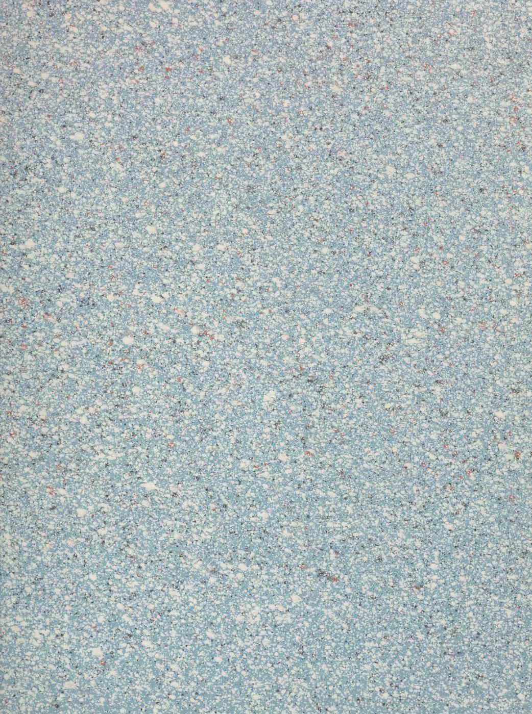 Close-up of a speckled texture with a pale blue base and scattered white, gray, and reddish-brown flecks.