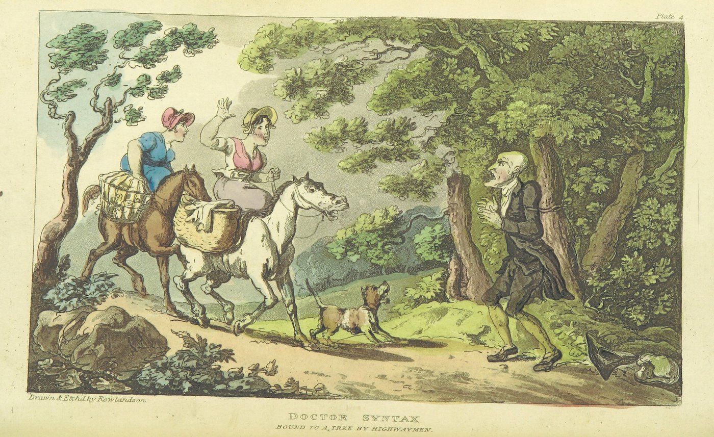 Doctor Syntax Bound to a Tree by Highwaymen