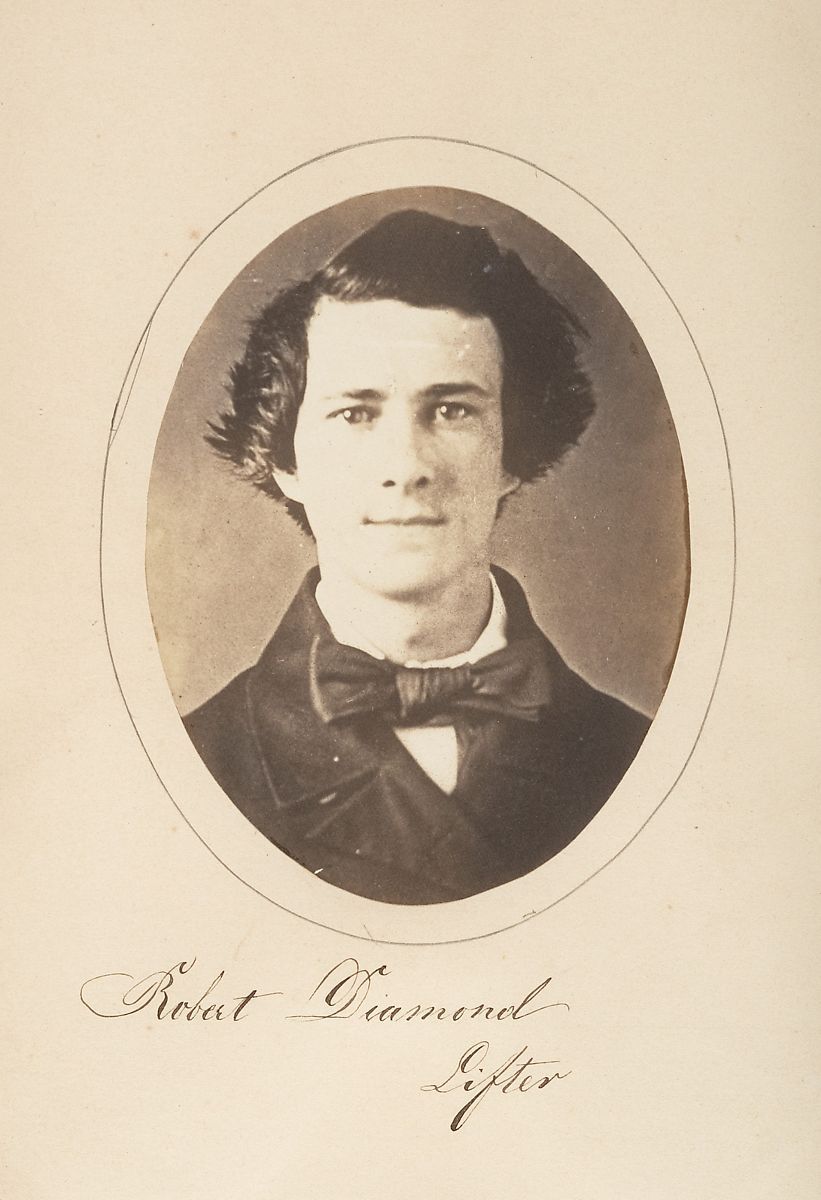 Vintage portrait of Robert Diamond Sifter in a dark suit and bow tie.